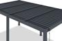 Pérgola bioclimática autoportante AGOSTA de 5x3m en aluminio gris