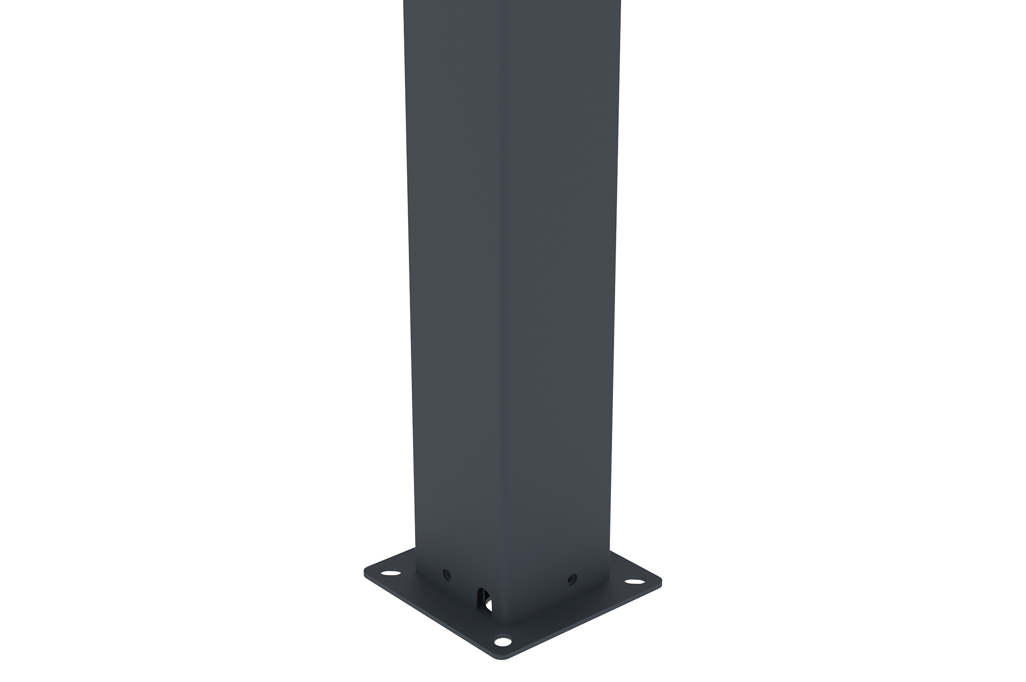 AGOSTA 5x3 szabadon álló bioklimatikus pergola, 250 cm magas - szürke alumínium 9