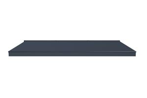 FAZZIO 6x3m semi-cassette gemotoriseerd LED-zonnescherm, grijs, grijs doek 10
