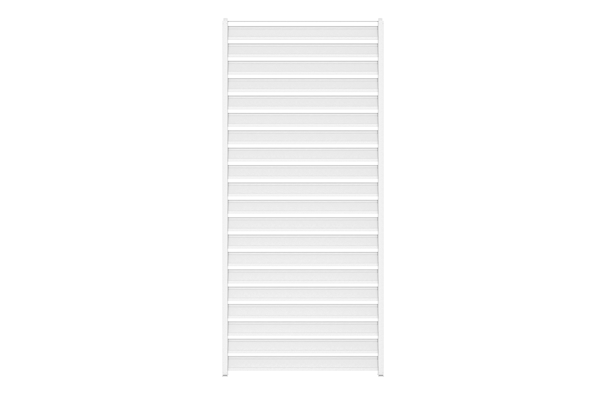 Pergolă bioclimatică independentă PIANA 4x3m din aluminiu alb cu 1 lamelă de intimitate 7