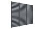 Set de 3 paravane de intimitate VENTO pentru pergolă, 92 cm, lamele cu jaluzele din aluminiu gri - pentru pergola bioclimatică PIANA thumbnail 3