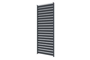 Set de 3 paravane de intimitate VENTO pentru pergolă, 92 cm, lamele cu jaluzele din aluminiu gri - pentru pergola bioclimatică PIANA 7