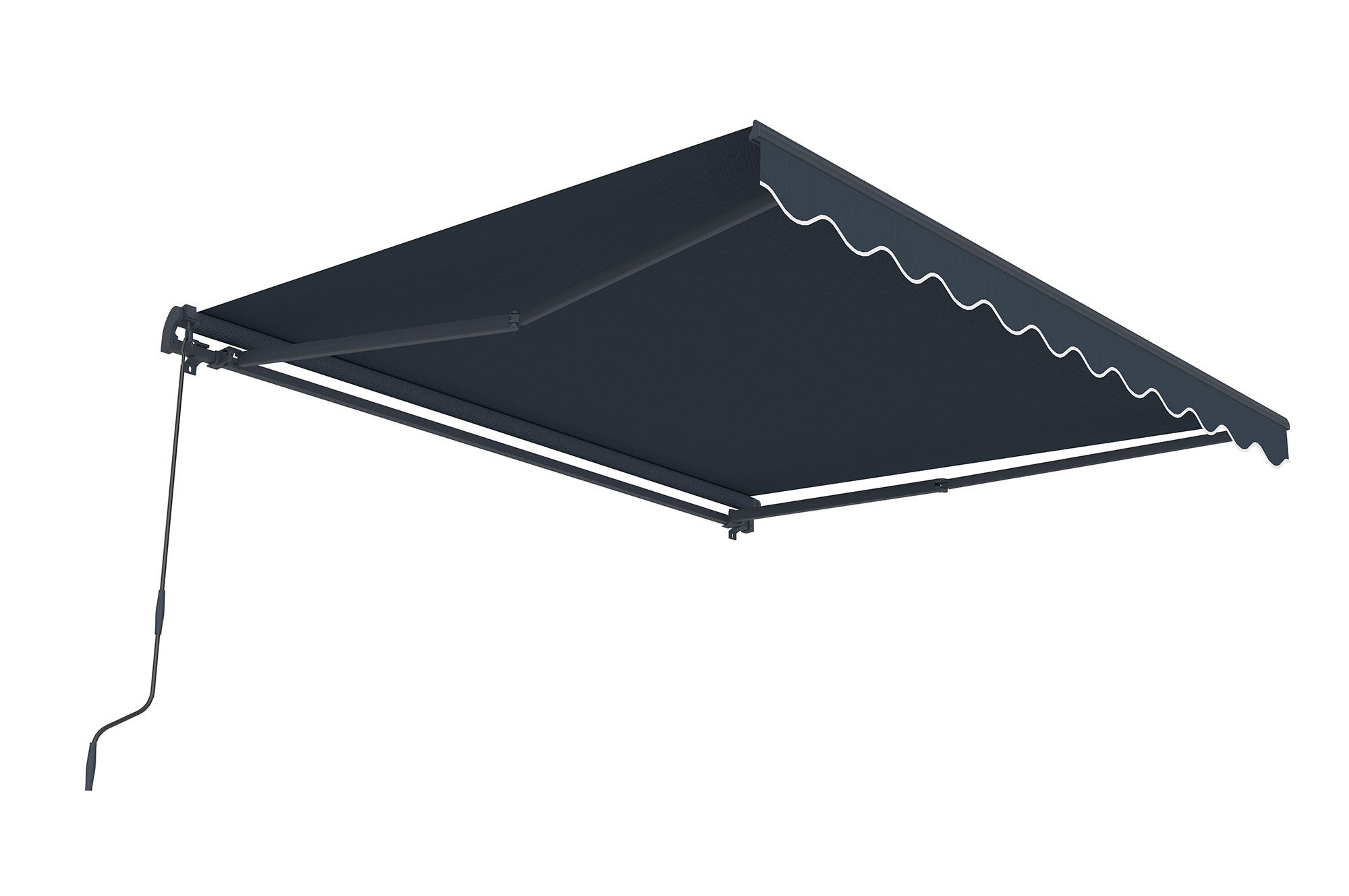 Monoblokkos napellenző VECCHIO szürke 3m x 2,5m 9