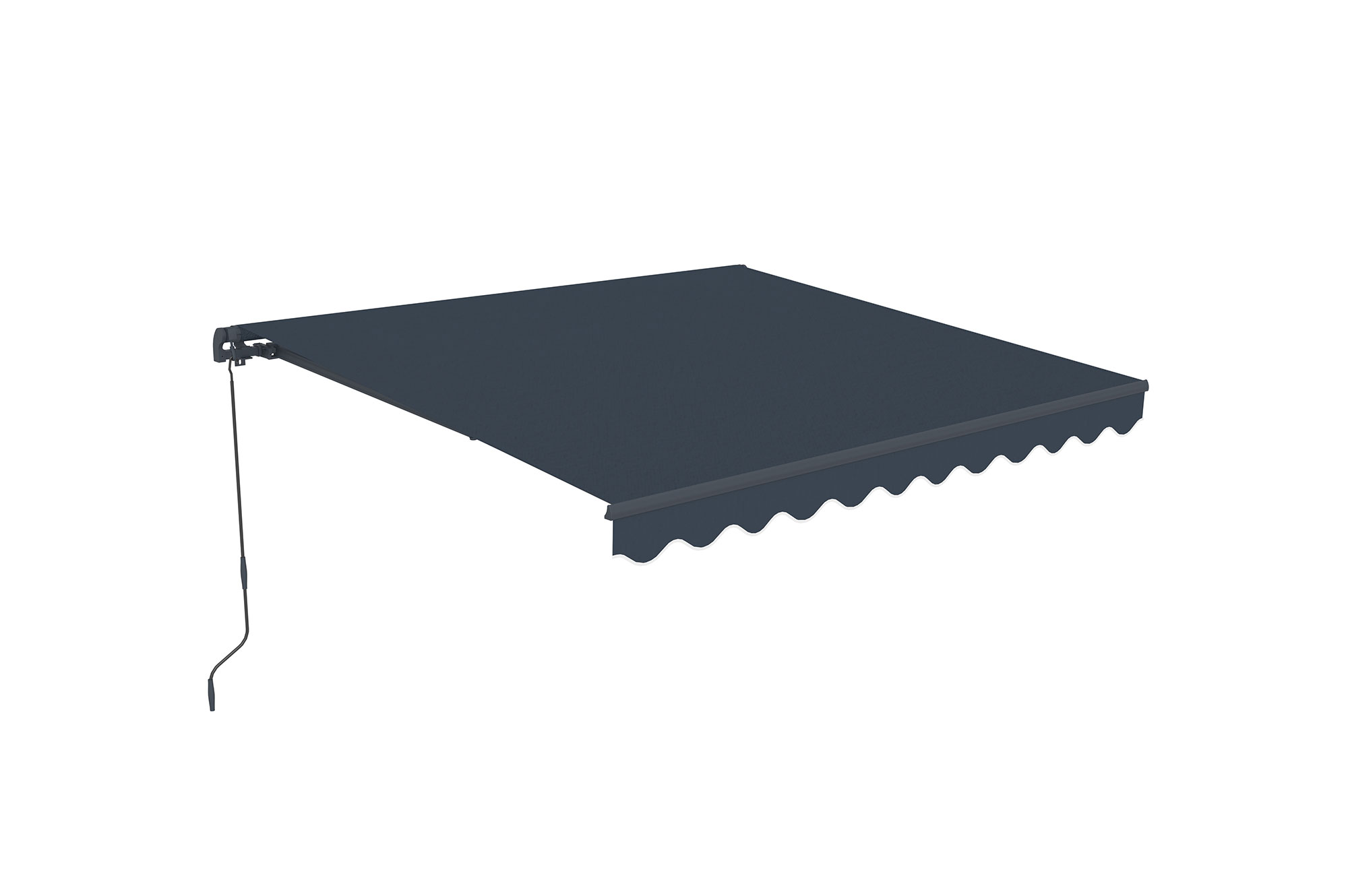 Monoblokkos napellenző VECCHIO szürke 3m x 2,5m 4