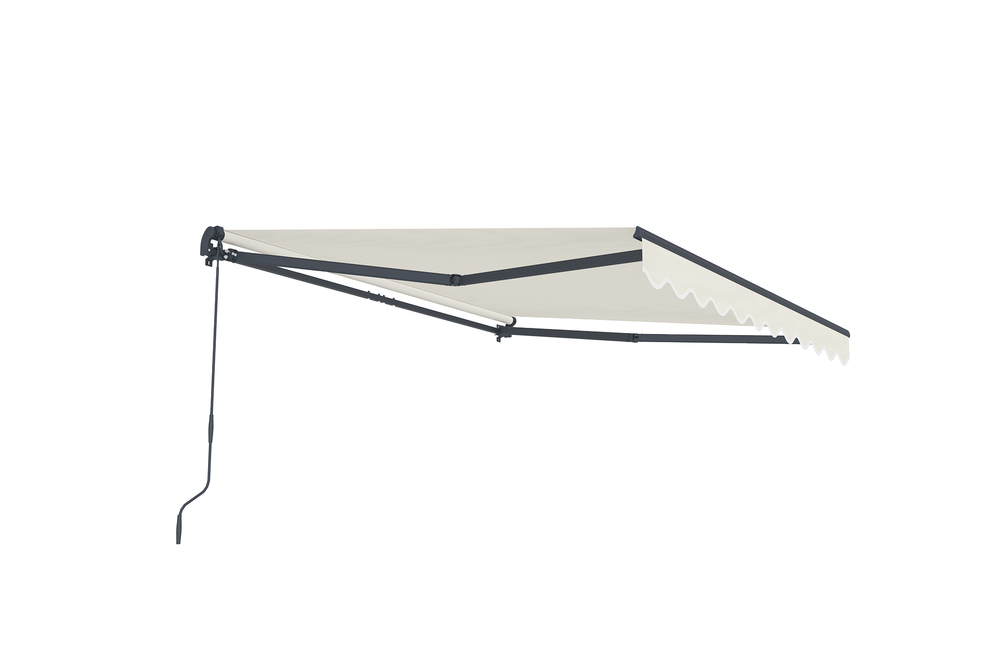Beige einteilige Markise VECCHIO 3m x 2,5m 8