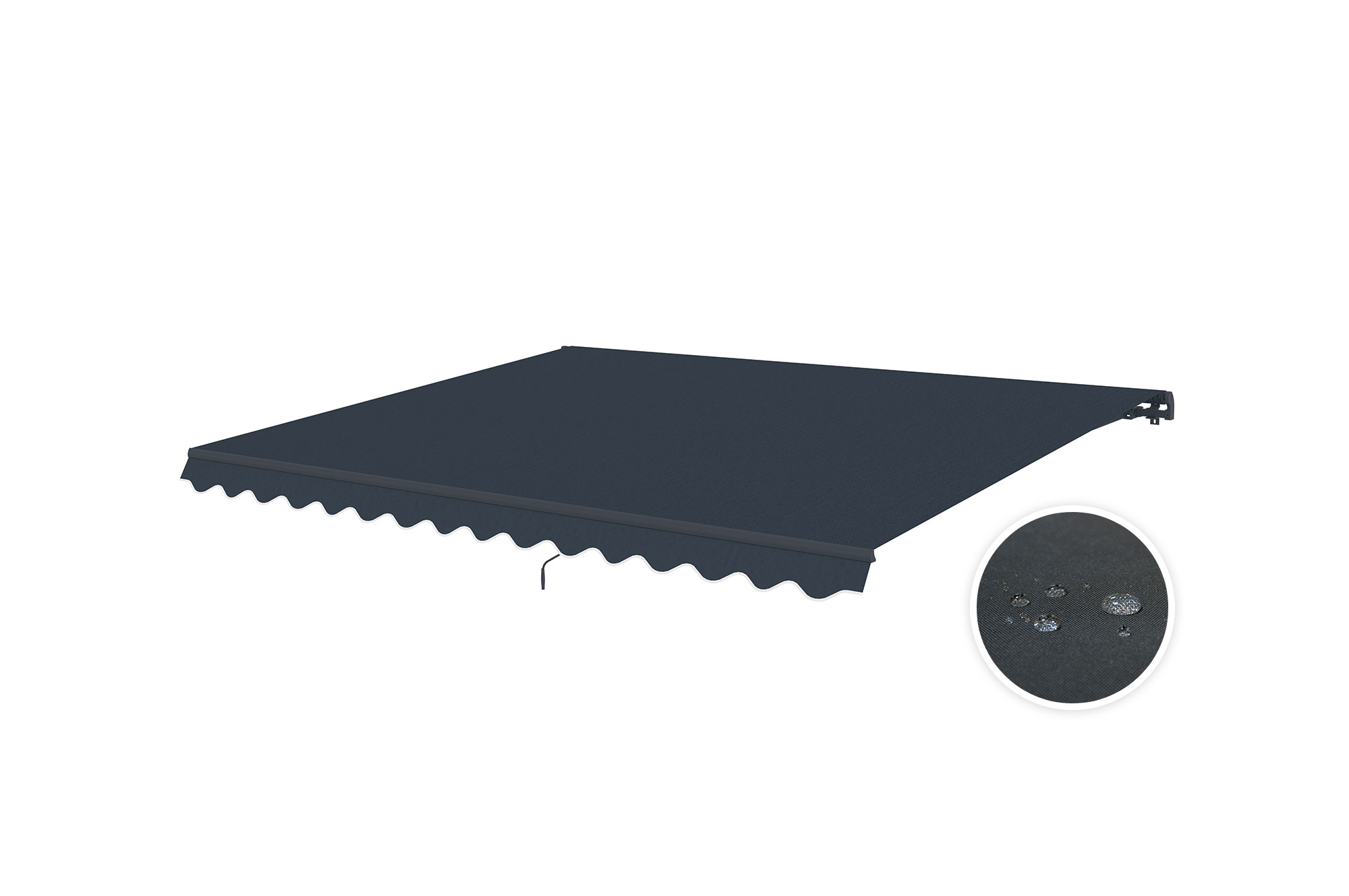 Toldo para terraza gris VECCHIO 4x3m 5
