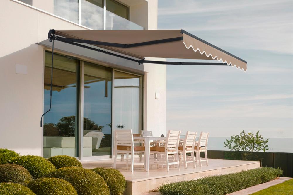 Tendalino VECCHIO monopezzo 3m x 2,5m Tortora
