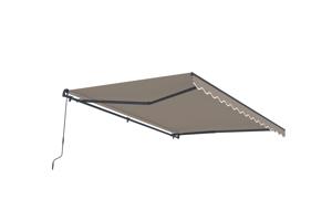 VECCHIO einteilige Markise 4m x 3m Taupe 10