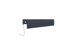FAZZIO 3x2,5m semi-cassette gemotoriseerd zonnescherm, grijs 13