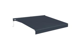 FAZZIO 3x2,5m semi-cassette gemotoriseerd zonnescherm, grijs 10