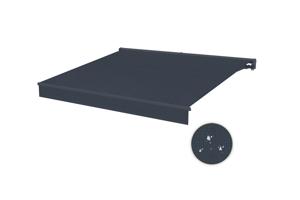 FAZZIO 3x2,5m semi-cassette gemotoriseerd zonnescherm, grijs 7