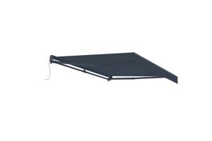 FAZZIO 3x2,5m semi-cassette gemotoriseerd zonnescherm, grijs 12