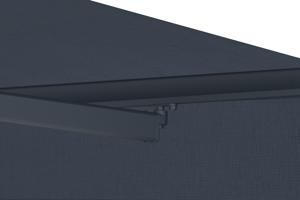 FAZZIO 3x2,5m semi-cassette gemotoriseerd zonnescherm, grijs 16