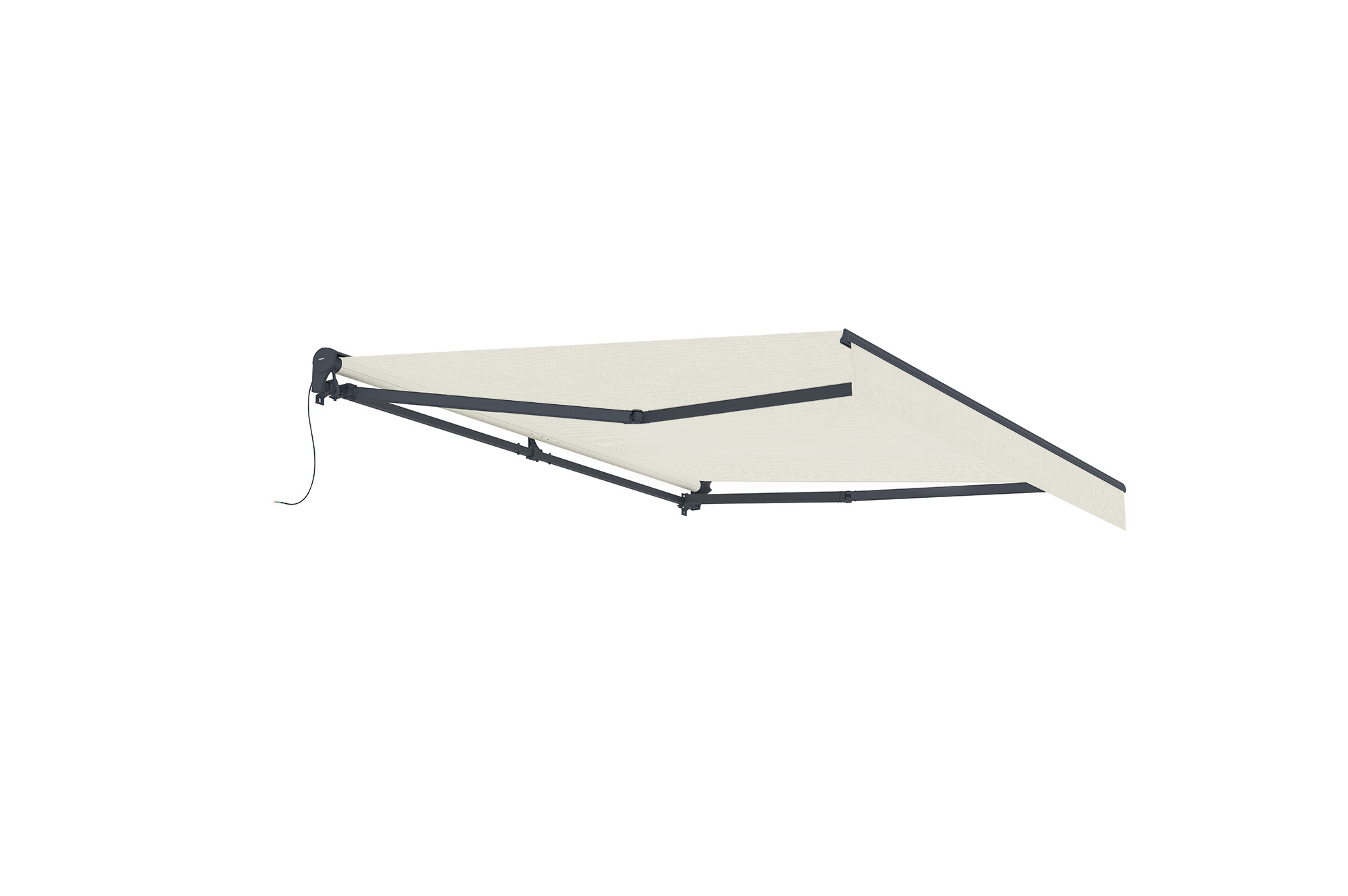 FAZZIO 3x2,5m beige semi-cassette gemotoriseerd zonnescherm 12