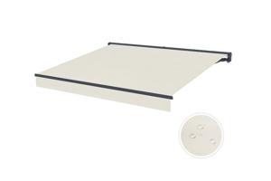 FAZZIO 3x2,5m beige semi-cassette gemotoriseerd zonnescherm 7