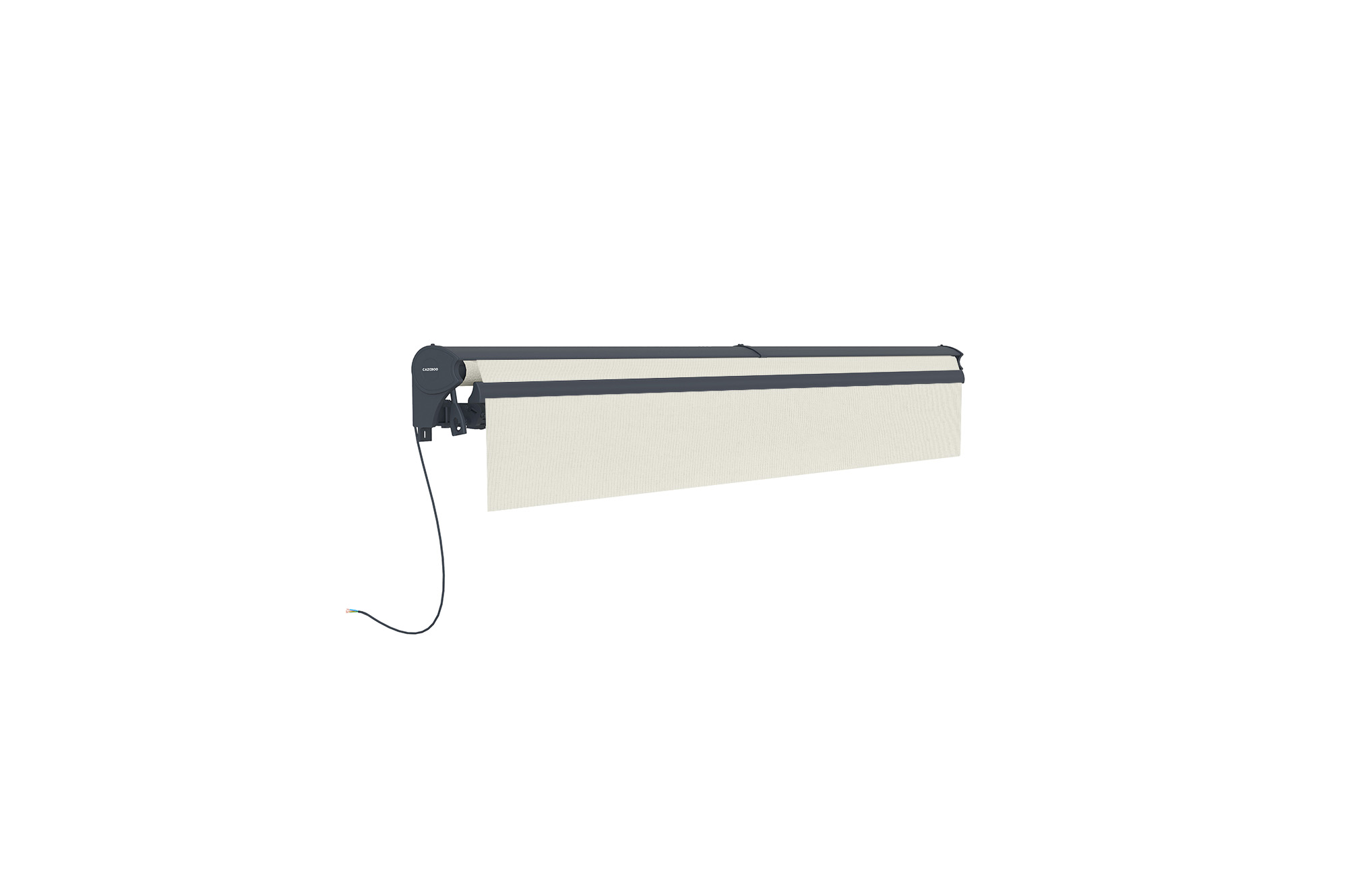 FAZZIO 3x2,5m beige semi-cassette gemotoriseerd zonnescherm 13