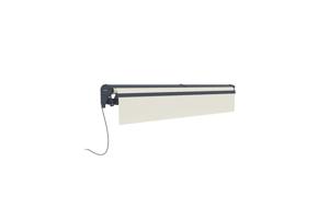 FAZZIO 3x2,5m beige semi-cassette gemotoriseerd zonnescherm 13