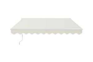 Witte eendelige luifel VECCHIO 3m x 2,5m beige doek 6