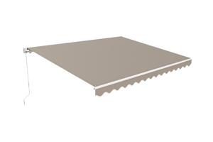 Fehér, egyrészes VECCHIO napellenző, 4 m x 3 m bézs vászon 7