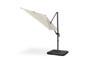 NAVAGIO 2,5x2,5m Offset Parasol in Aluminium - 360° Draaibaar en Kantelbaar - Beige