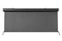 Store pour pergola VADA en aluminium gris - H.250 x L.180 cm