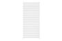 VENTO 92cm pergola privacy screen with white aluminum louvered slats - for PIANA pergola