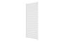 VENTO 92cm pergola privacy screen with white aluminum louvered slats - for PIANA pergola